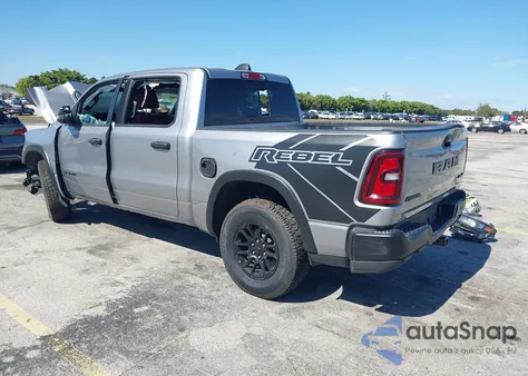 2025 Ram 1500 Rebel 4X4 5'7 Box z USA, uszkodzony, nr VIN 1C6SRFLPXSN584155